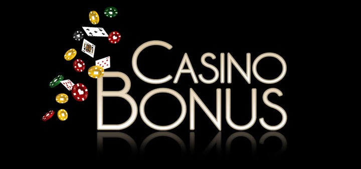 Casino bonus med flygande spelmarker och spelkort